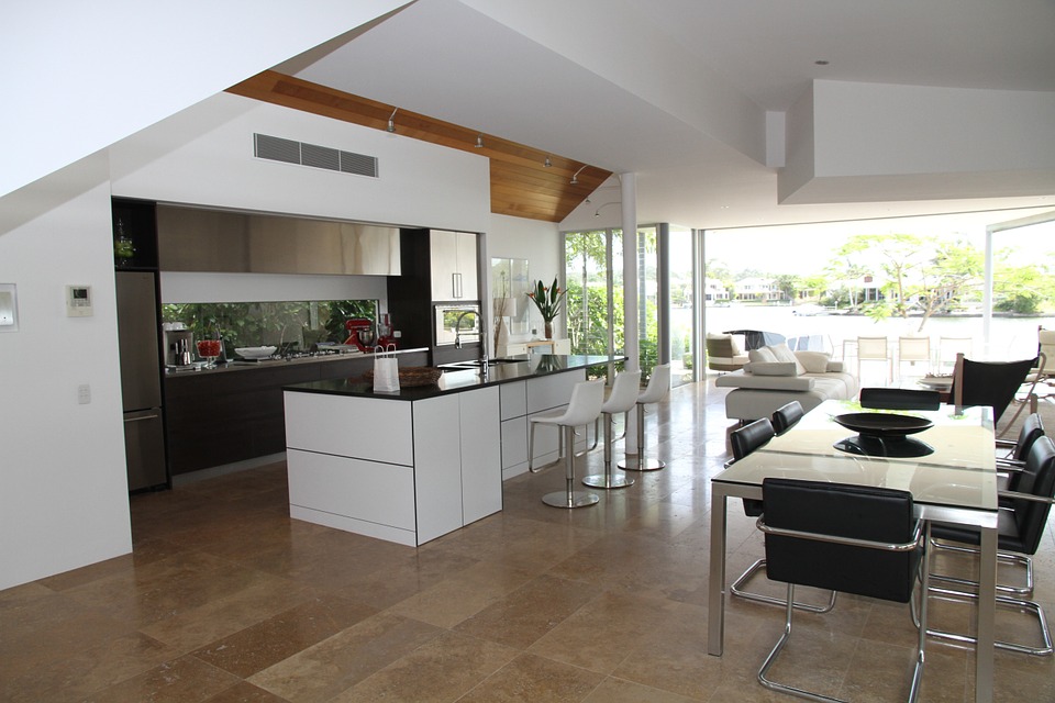 integrated kitchen living